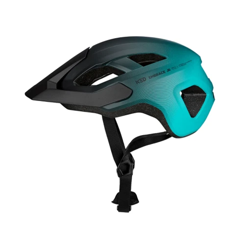 Kask młodzieżowy KED Embrace JR MTB turkusowy