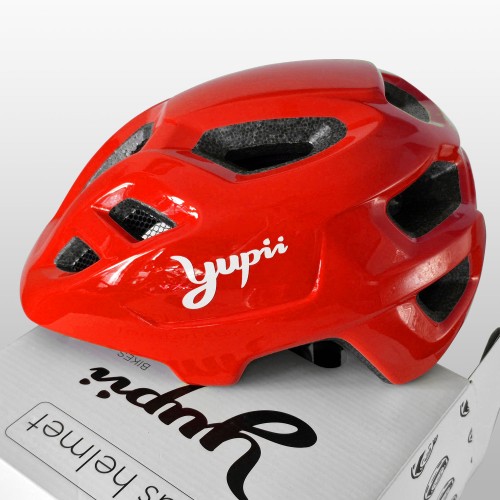 Kask Yupii S/M czerwony 51-55cm