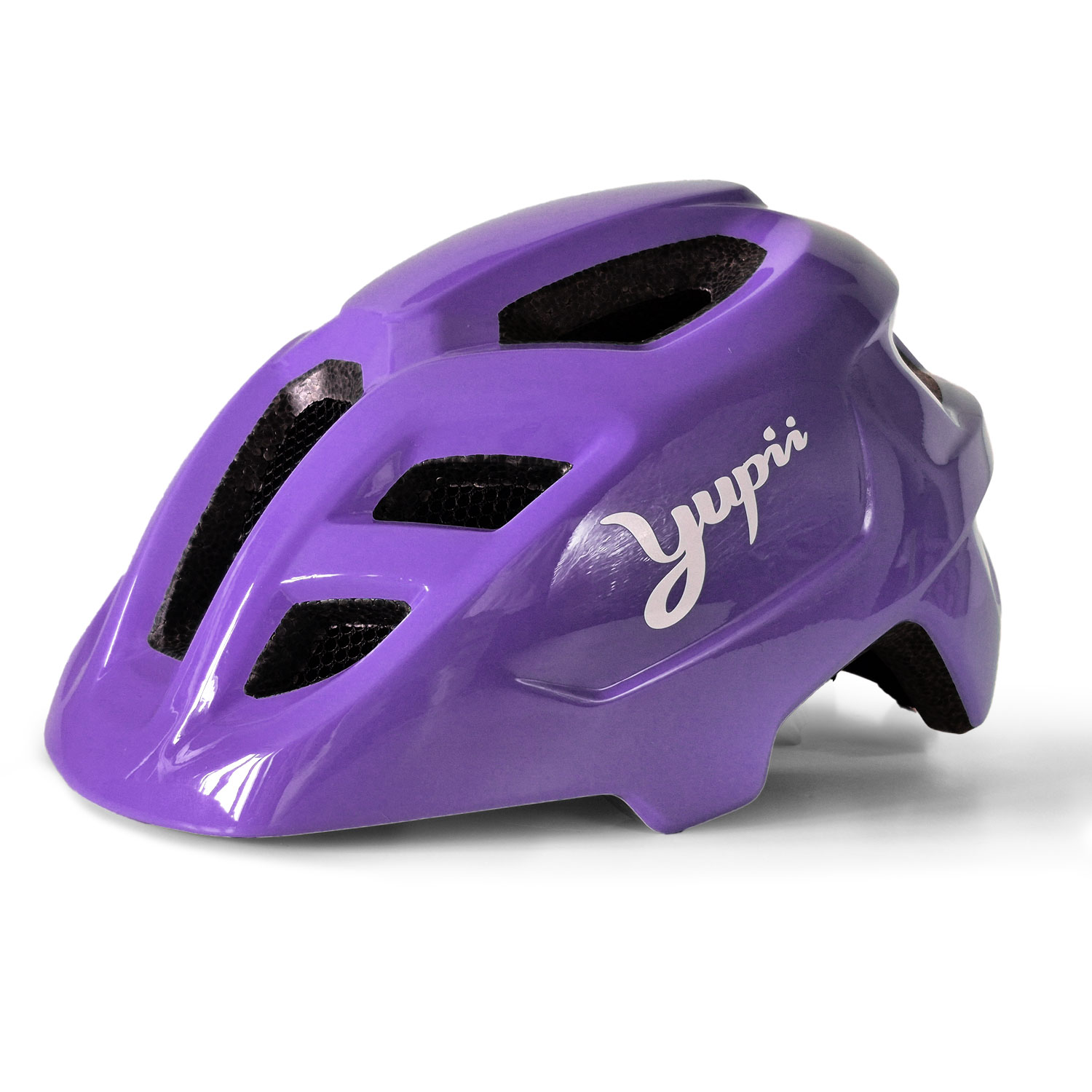 kask rowerowy dziecięcy yupii fioletowy 51-55 cm